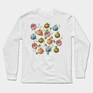 PUMPKINS WATERCOLOR Long Sleeve T-Shirt